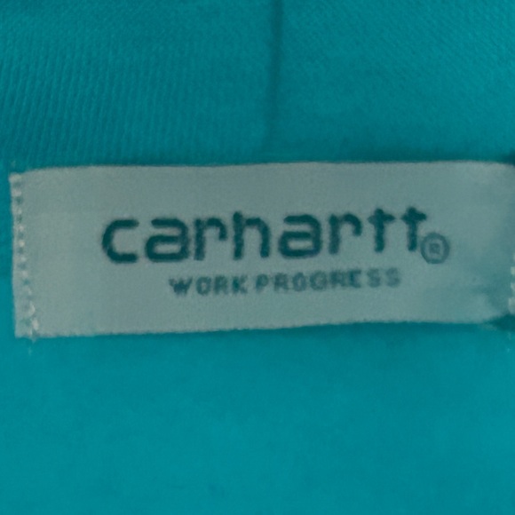 Carhartt Aqua Blue Women's Hoodie - Picture 4 of 12